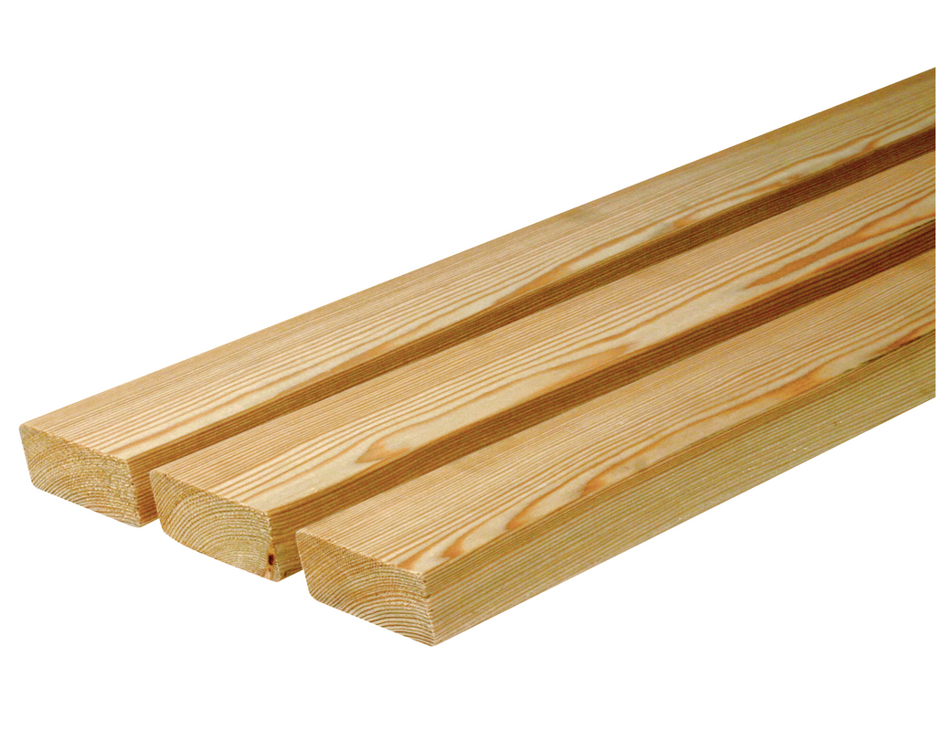 Rhombusleiste deutsche Lärche, A/B-Sortierung 25 mm x 68 mm x 5000 mm