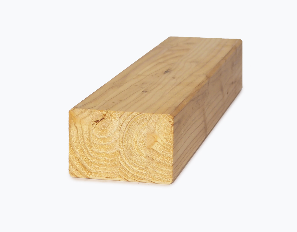 BSH-Kantholz Lärche, nahezu astfrei 90 mm x 90 mm x 5000 mm