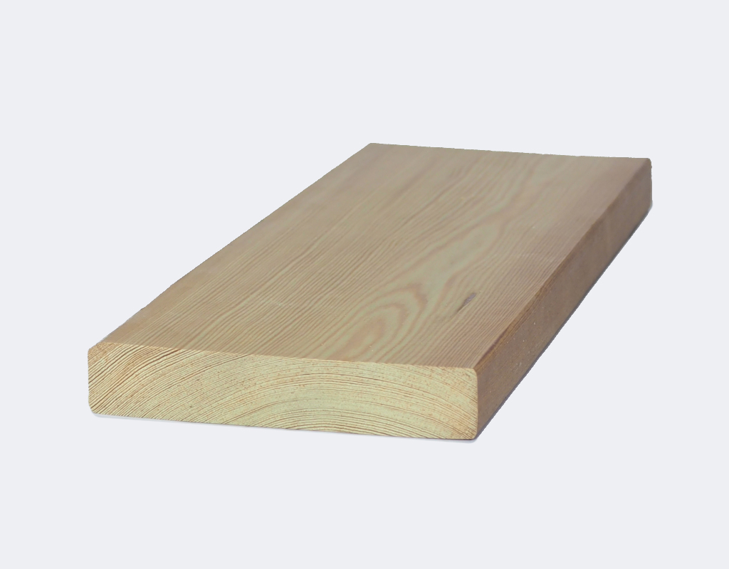 Glattkantbrett, deutsche Lärche, u/s -Sortierung 26 mm x 143 mm x 4000 mm
