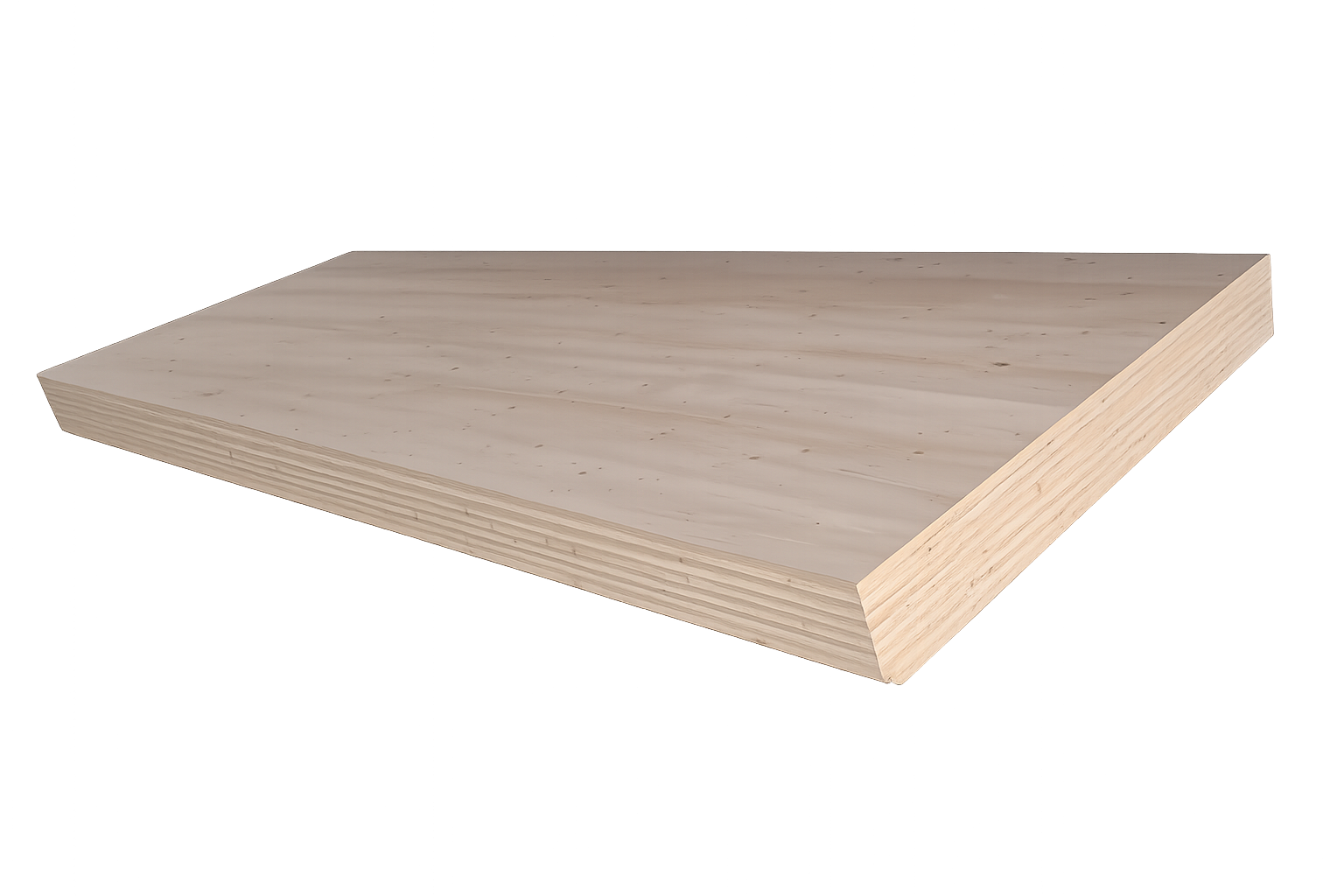 3-Schichtplatte Fichte, A/B 5000x2000x27mm