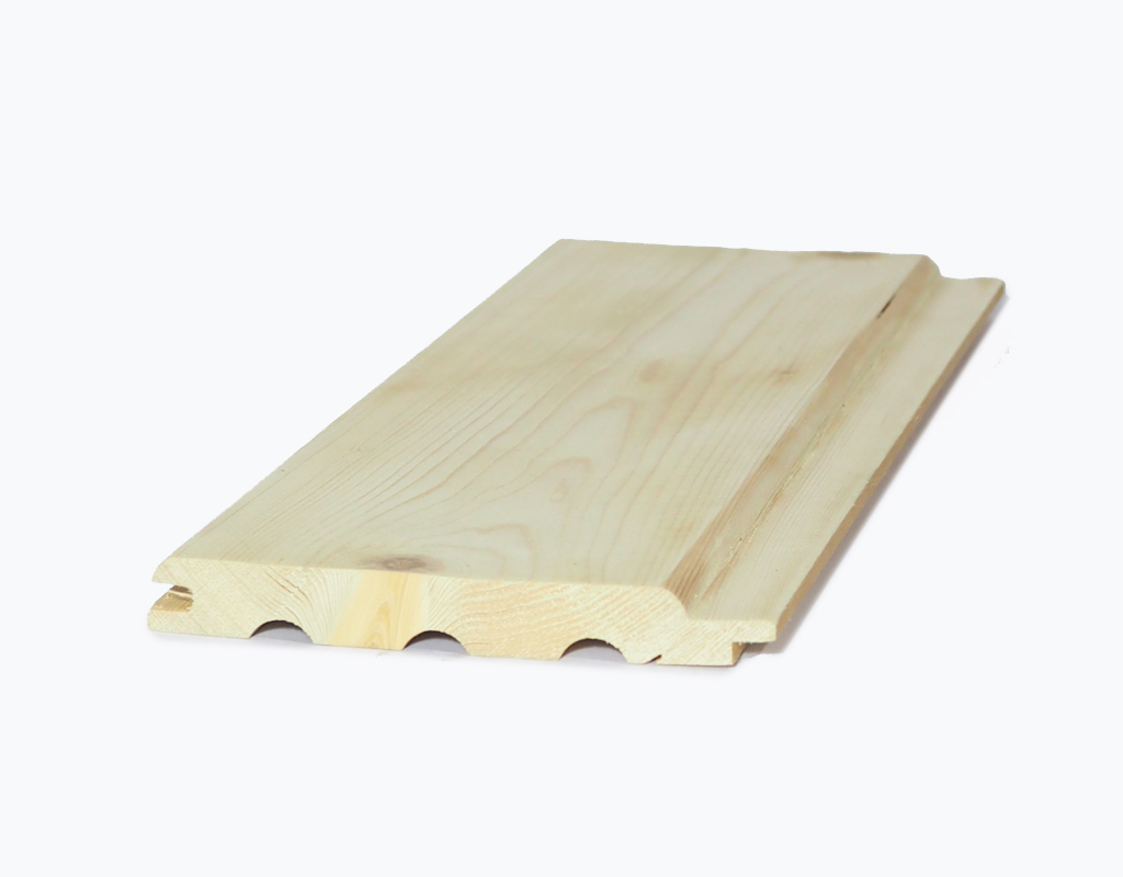 Profilbrett Rundkante Fichte, u/s-Sortierung 146 mm x 19 mm x 5100mm