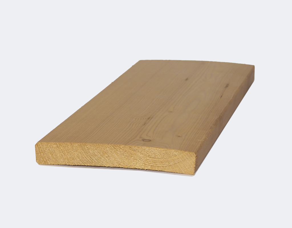 Glattkantbrett, deutsche Lärche, u/s -Sortierung 20 mm x 143 mm x 5100 mm