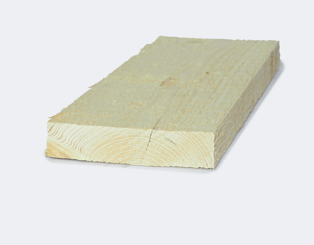 Fichte Brett, sägerauh, roh 30 mm x 140 mm x 5000 mm