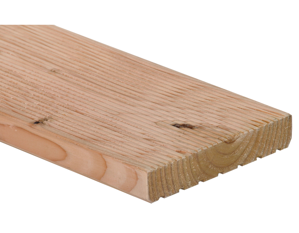 Riffelbrett Douglasie, A/B-Sortierung 27 mm x 143 mm x  4000 mm