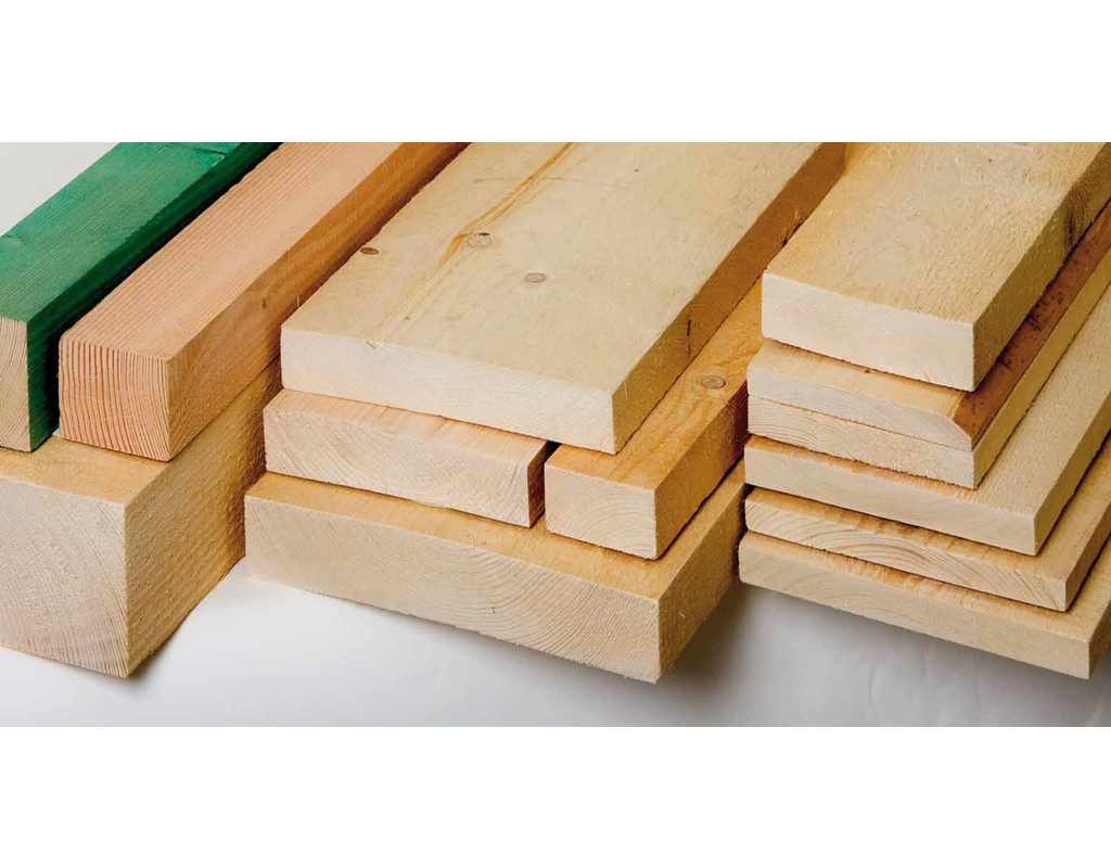 Glattkantbrett Fichte, nachsoritert, us-hobelfallend 18 mm  x 96 mm x 5100 mm