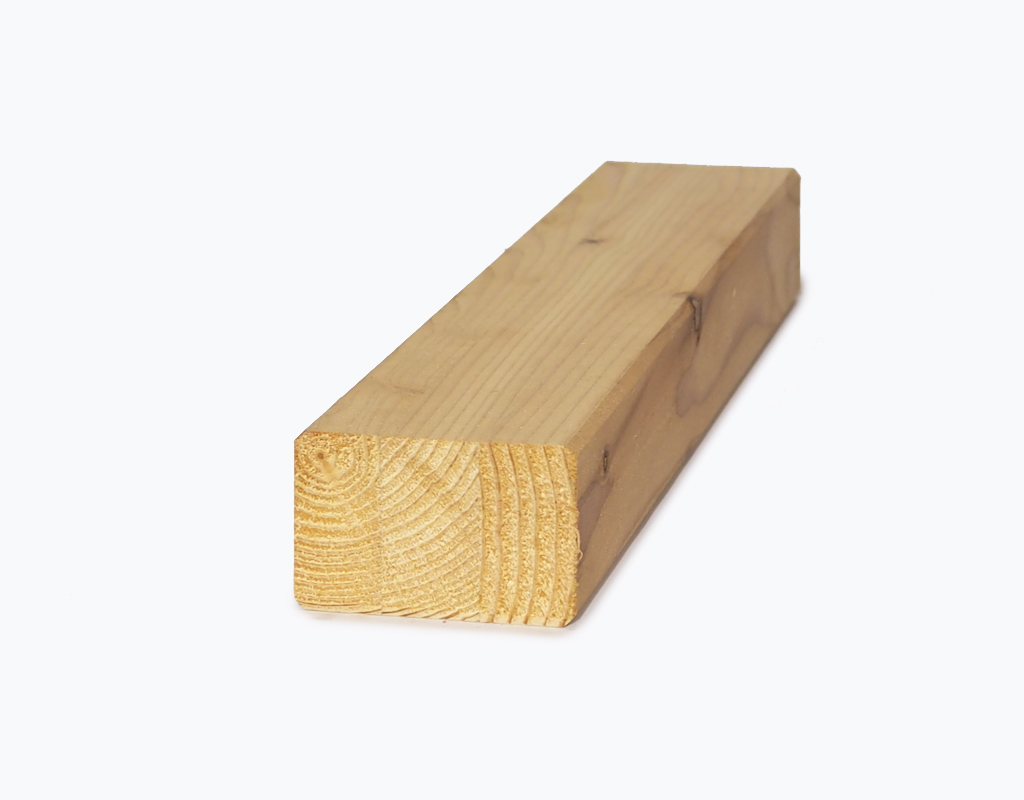 BSH-Unterkonstruktion Lärche, farblos-Öl-imprägniert 40 mm x 70 mm x 4000 mm