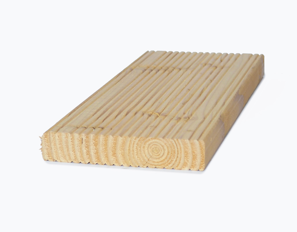 Riffelbrett Douglasie, A/B-Sortierung 27 mm x 143 mm x  4000 mm