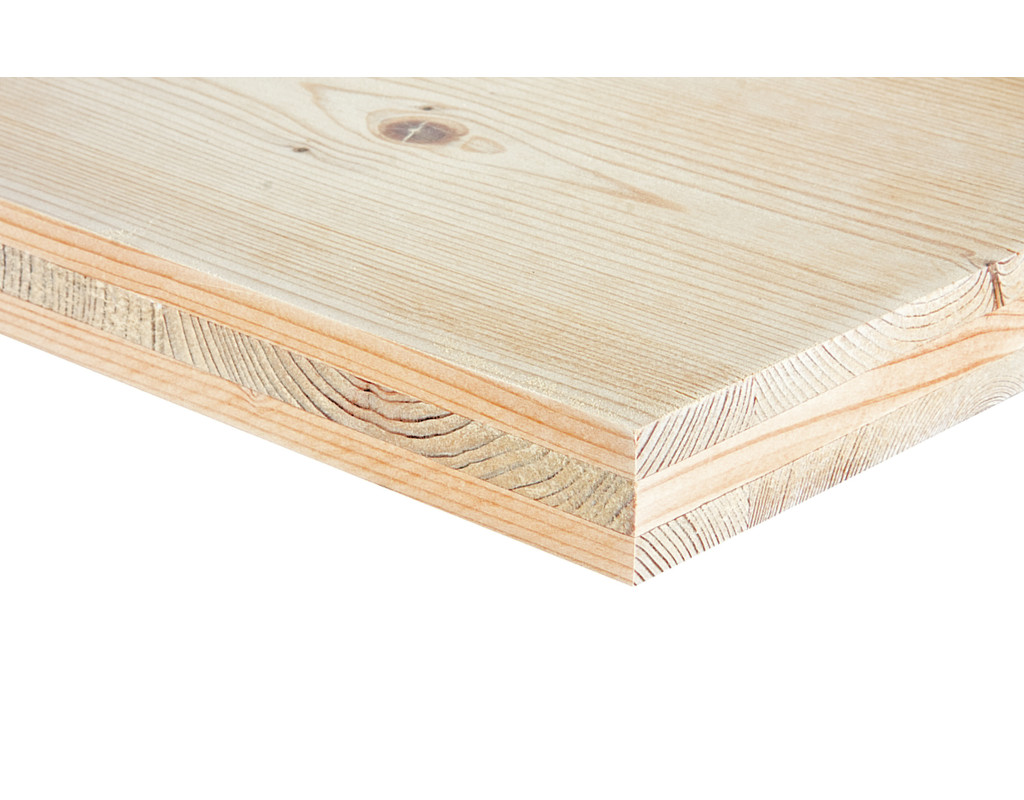 3-Schichtplatte Fichte, A/B 5000x2000x19mm