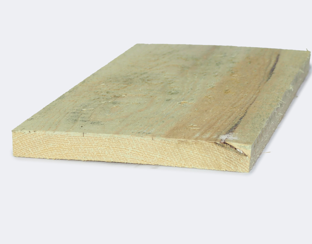 Fichte Brett, sägerauh, roh 24 mm x 100 mm x 5000 mm